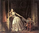 Jean Fragonard The Stolen Kiss painting